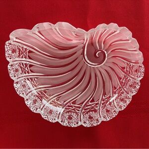 Mikasa Crystal Nautilus Shell Dish to be Used for Candy Dish or Centerpiece.